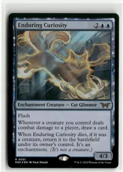 Enduring Curiosity FOIL - Duskmourn MTG NM - Image 1