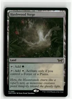 Hushwood Verge FOIL - Duskmourn MTG NM - Image 1