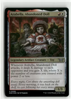 Arabella, Abandoned Doll FOIL - Duskmourn MTG NM - Image 1