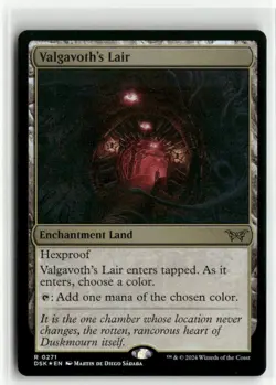 Valgavoth's Lair FOIL - Duskmourn MTG NM - Image 1