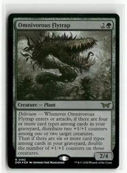 Omnivorous Flytrap FOIL - Duskmourn MTG NM - Image 1