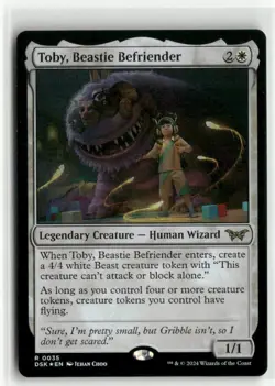 Toby, Beastie Befriender FOIL - Duskmourn MTG NM - Image 1