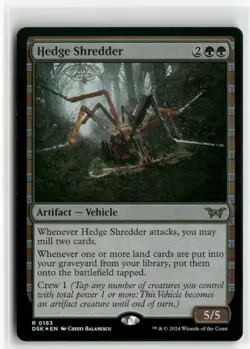 Hedge Shredder FOIL - Duskmourn MTG NM - Image 1