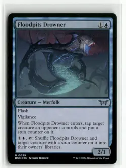Floodpits Drowner FOIL - Duskmourn MTG NM - Image 1