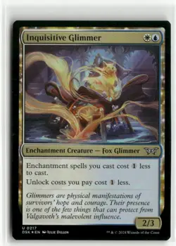 Inquisitive Glimmer FOIL - Duskmourn MTG NM - Image 1