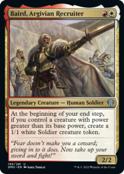 x1 Baird, Argivian Recruiter - Dominaria United - NM - MTG - Image 1