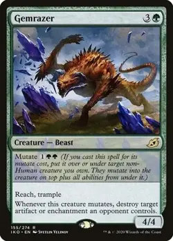 MTG Gemrazer Ikoria: Lair of Behemoths 155/274 Regular Rare - Image 1