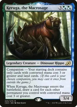 2X MTG Keruga, the Macrosage (225) Ikoria Lair of Behemoths NM - Image 1