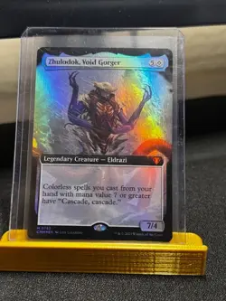 Zhulodok, Void Gorger MTG NM/M Extended Art Foil Commander Masters - Image 1