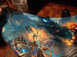 MTG Magic Con Chicago 2025Ultra Pro Playmat VIP Exclusive Signed By Brian Kibler - Image 3