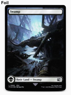 Swamp (302) (Full Art) - FOIL - [Universes Beyond: Final Fantasy] MTG Magic 💀 - Image 1