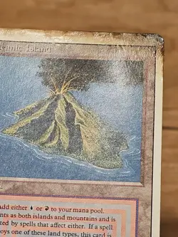 MTG Revised Volcanic Island Dual Land Magic the Gathering Rare #2 - Image 4