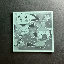 S2712 Eevee Holo No.15 Japanese Pokemon Wafer Sticker - Image 2