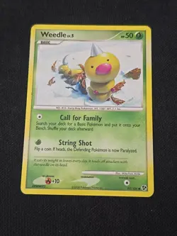 Weedle 93/106 Great Encounters Regular Pokemon TCG Moderately Played Condition - Image 1