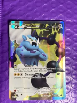Pokemon - Thundurus 97/98 + Tornadus 98/98 Emerging Powers Holo FULL ART SET NM - Image 1