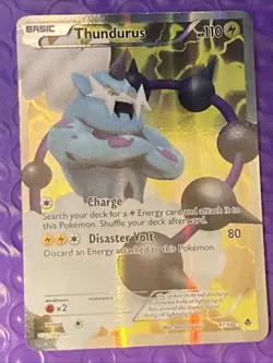 Pokemon - Thundurus 97/98 + Tornadus 98/98 Emerging Powers Holo FULL ART SET NM - Image 2