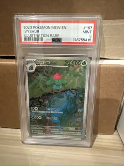 2023 POKEMON MEW EN-151 ILLUSTRATION RARE #167 IVYSAUR PSA 9 - Image 1
