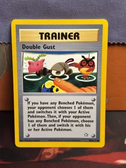 Double Gust 100/111 Neo Genesis Non Holo Common Pokemon TCG 2000 - Image 1