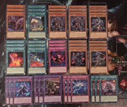 Ashened Deck Core 42 Cards MP25 Mega Pack 2025 1st Edition YuGiOh Bundle - Image 1