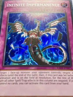 3x Infinite Impermanence + 3x Ghost Belle Haunted Mansion | Super Rare | YuGiOh! - Image 2