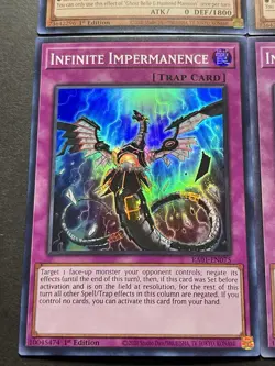 3x Infinite Impermanence + 3x Ghost Belle Haunted Mansion | Super Rare | YuGiOh! - Image 3