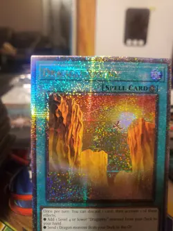 Dragon Ravine Quarter Century Secret Rare Yugioh Card RA03-EN248 1st Edition - Image 3