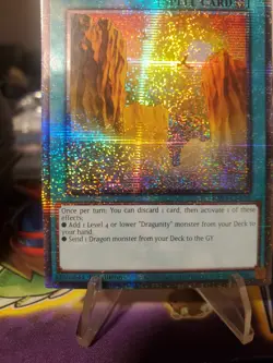 Dragon Ravine Quarter Century Secret Rare Yugioh Card RA03-EN248 1st Edition - Image 5