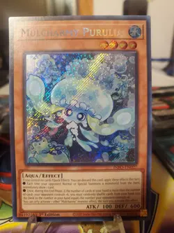 Mulcharmy Purulia INFO-EN027 1st Edition Yugioh Card Secret Rare - Image 1