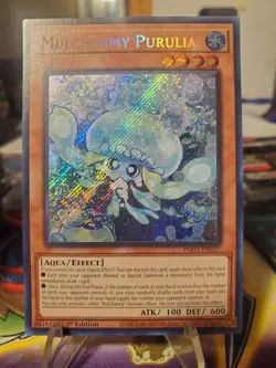 Mulcharmy Purulia INFO-EN027 1st Edition Yugioh Card Secret Rare - Image 2