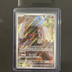 Torkoal Illustration Rare 172/167 SV06: Twilight Masquerade Pokemon Card NM - Image 1