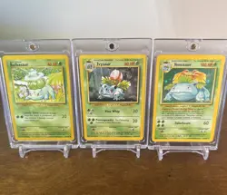 Pokemon TCG Authentic Base Set Bulbasaur, Ivysaur, Venusaur Card Lot - Image 2