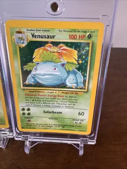 Pokemon TCG Authentic Base Set Bulbasaur, Ivysaur, Venusaur Card Lot - Image 4