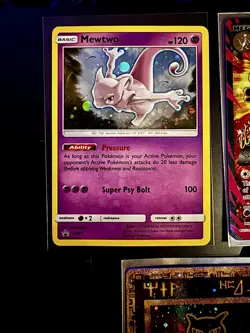 Mewtwo/Mew Pokemon TCG Collection 5 Cards WotC/XY/SM/Fates Collide/BREAKThrough - Image 2