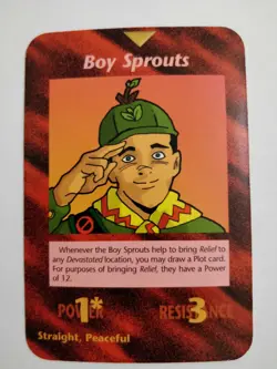 BOY SPROUTS : ILLUMINATI NEW WORLD ORDER UNLIMITED 1995 CARD GAME INWO - Image 1