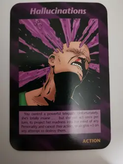 HALLUCINATIONS CARD UNLIMITED NEW WORLD ORDER ILLUMINATI INWO GAME - Image 1