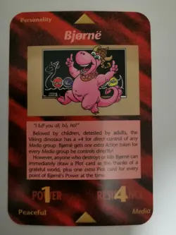 BJORNE CARD UNLIMITED NEW WORLD ORDER ILLUMINATI INWO GAME - Image 1