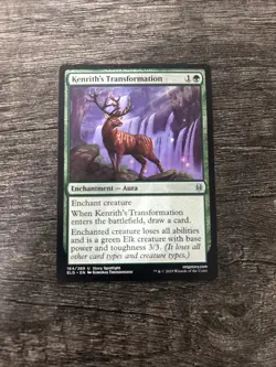 MTG 1x Kenrith's Transformation x1 LP Throne of Eldraine - Image 1