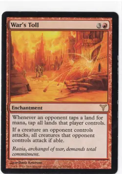 1x War's Toll Dissension MTG Magic the Gathering x1 LM - Image 1