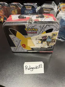 SEALED Pokemon Celebrations 25th Anniversary Collector’s Chest Lunch Box Tin - Image 1