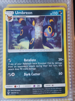 Pokemon TCG Lost Thunder - Umbreon 120/214 - Common English NON Holo Rare NM/LP - Image 1