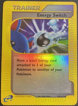 Pokemon TCG: Energy Switch Aquapolis #120/147 Reverse Holo - Image 1