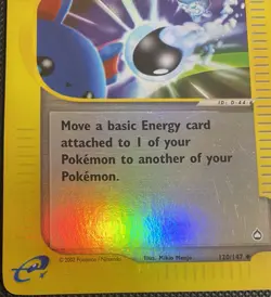 Pokemon TCG: Energy Switch Aquapolis #120/147 Reverse Holo - Image 5