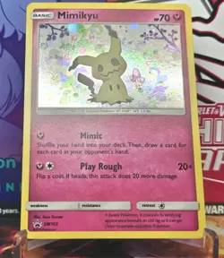 Pokemon Mimikyu SM163 Holo Black Star Promo NM - Image 1
