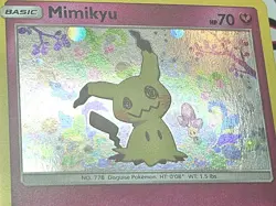 Pokemon Mimikyu SM163 Holo Black Star Promo NM - Image 2