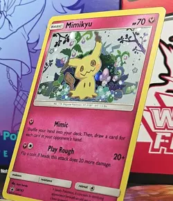 Pokemon Mimikyu SM163 Holo Black Star Promo NM - Image 3