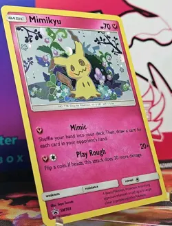 Pokemon Mimikyu SM163 Holo Black Star Promo NM - Image 4