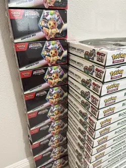 Pokemon TCG Scarlet & Violet Prismatic Evolutions Surprise Box (Lot of 10) - Image 1