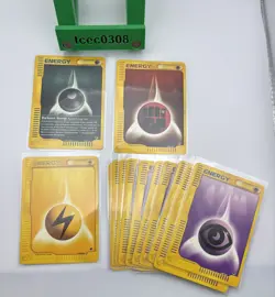 Pokemon Expedition Base Energy Bundle - Psychic Fighting Lightning Darkness - HP - Image 1