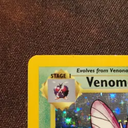 1999 Pokemon Unlimited Jungle Venomoth 13/64 LP Excellent condition! - Image 4