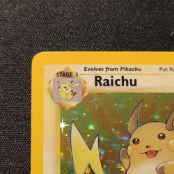Pokemon 1999 Fossil Raichu 14/62 Unlimited English LP - Image 4